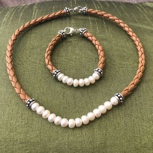 Honora Genuine Pearl Necklace & Bracelet